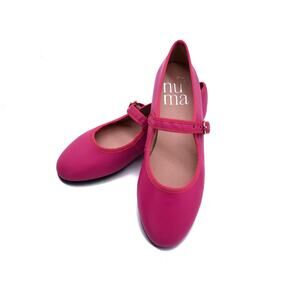 Leather Ballet Flats Pink | Handmade in Spain NARROW